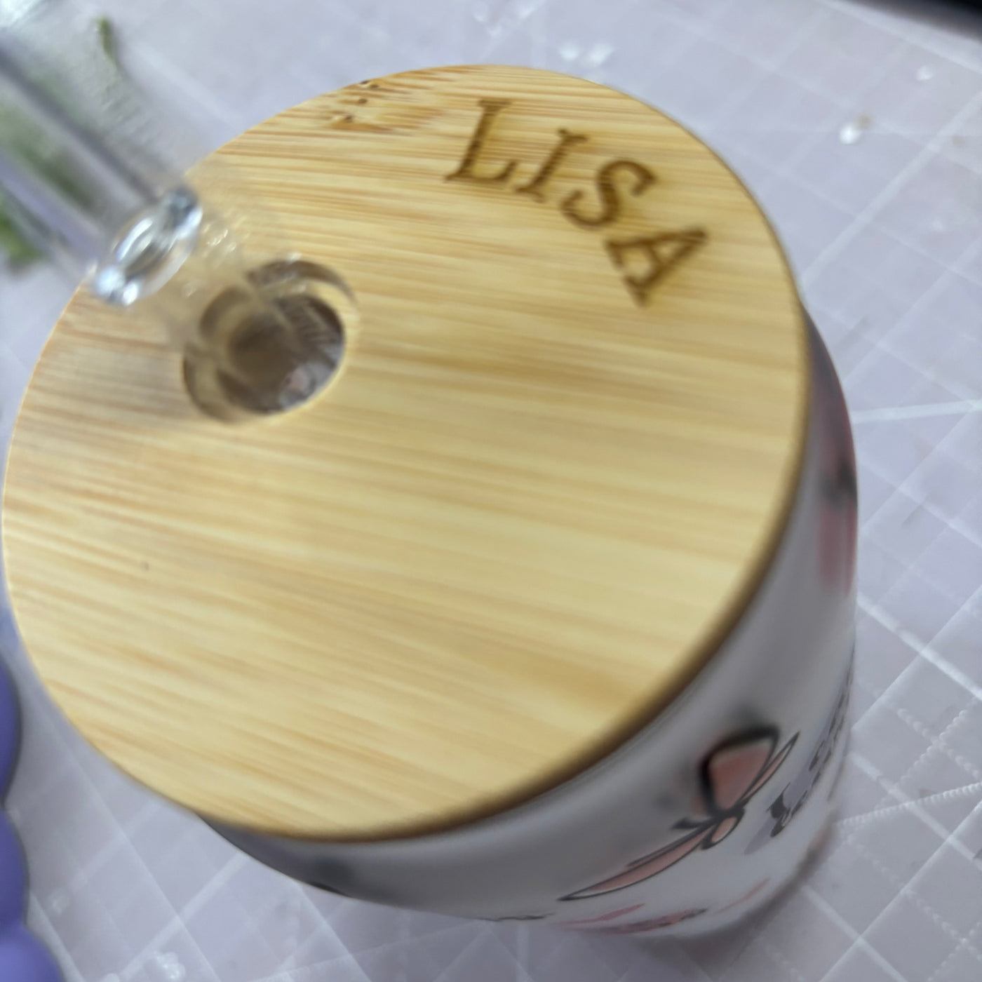 Libbey Glas mit Wunschtext - Einzigartiges Geschenk für beste Freundin, Mama oder Partner