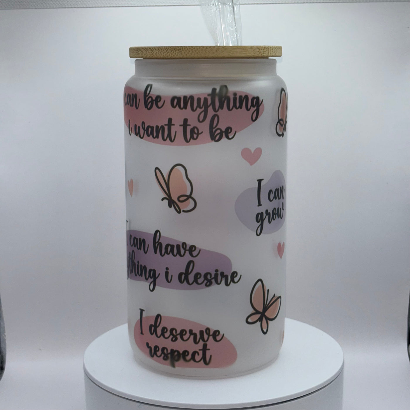 Libbey Glas mit Wunschtext - Einzigartiges Geschenk für beste Freundin, Mama oder Partner