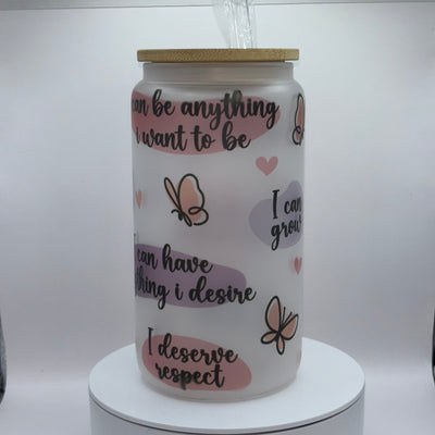 Libbey Glas mit Wunschtext - Einzigartiges Geschenk für beste Freundin, Mama oder Partner