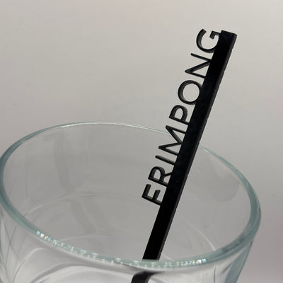 Personalisierte Getränke Rührer aus Acryl - Cocktail- Sticks mit Namen - Perfekt für Party-& Hochzeitsdeko - Gastgeschenke