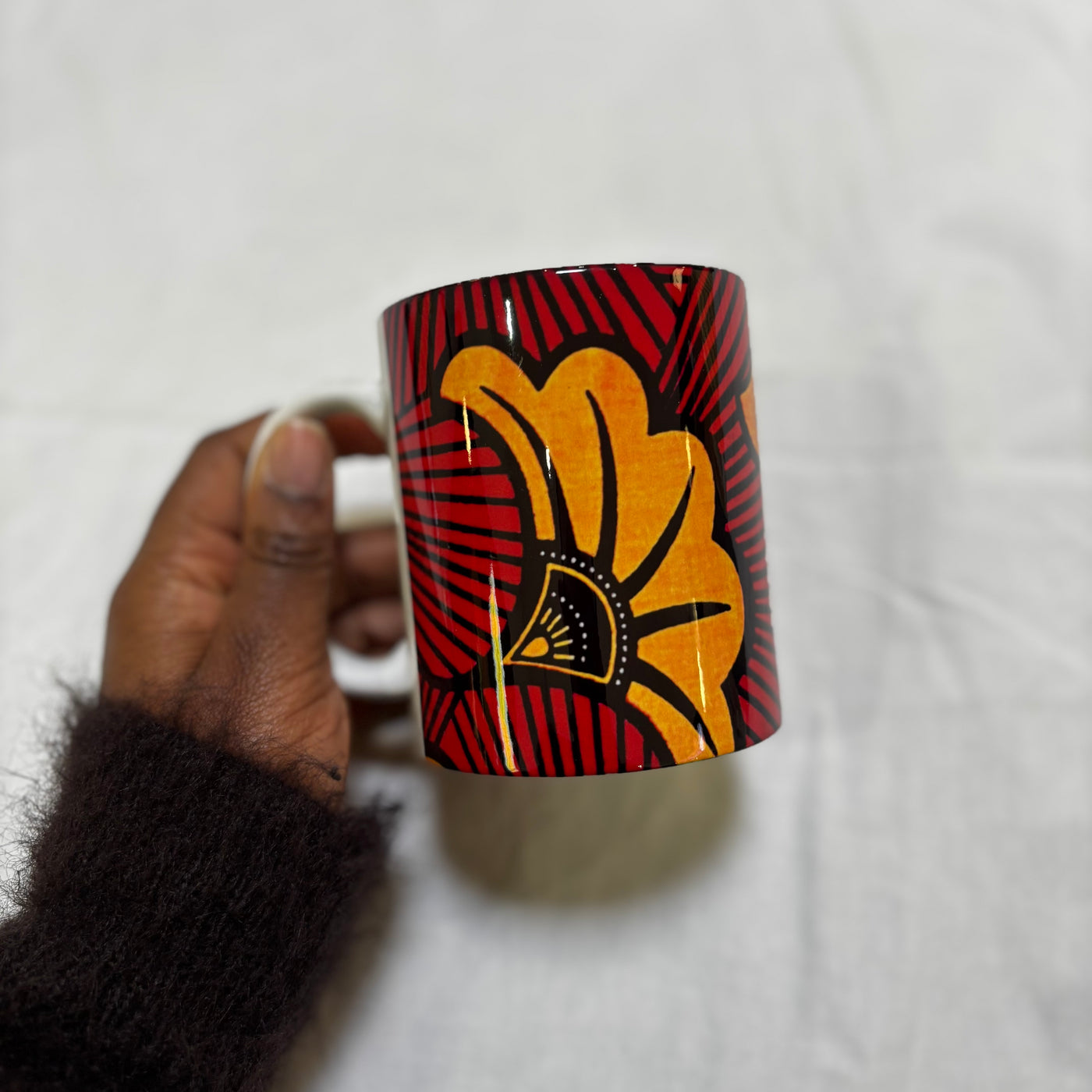 Afrikanische Design Tasse - Bunter Kaffeebecher mit einzigartigem Muster - Perfekt für Kaffee, Tee & Kakao